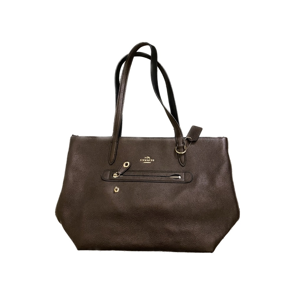 Brown Leather Coach Purse